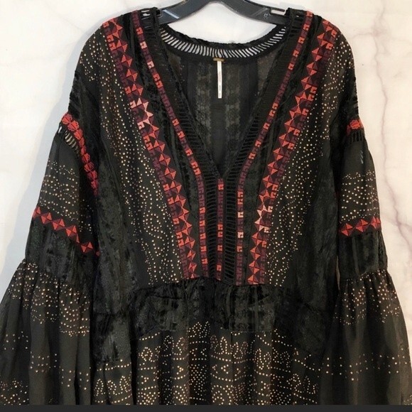 FREE PEOPLE Starry Night Velvet Maxi Dress - Picture 5 of 13